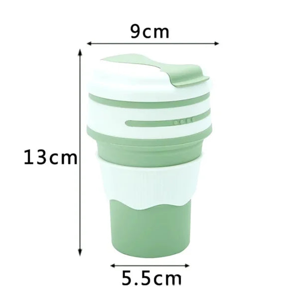 Collapsible Coffee Cup – Portable, Reusable Silicone Mug