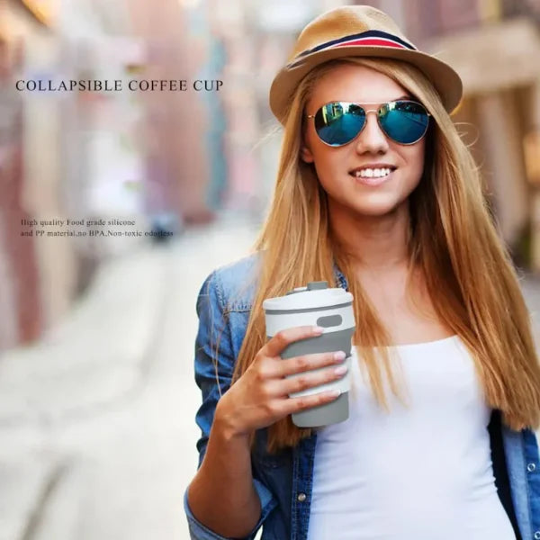 Collapsible Coffee Cup – Portable, Reusable Silicone Mug