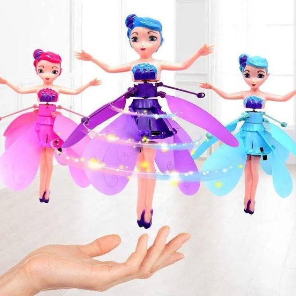 Magical Flying Fairy Doll,hand Sensor Control / Sky Dancers Flying Toy