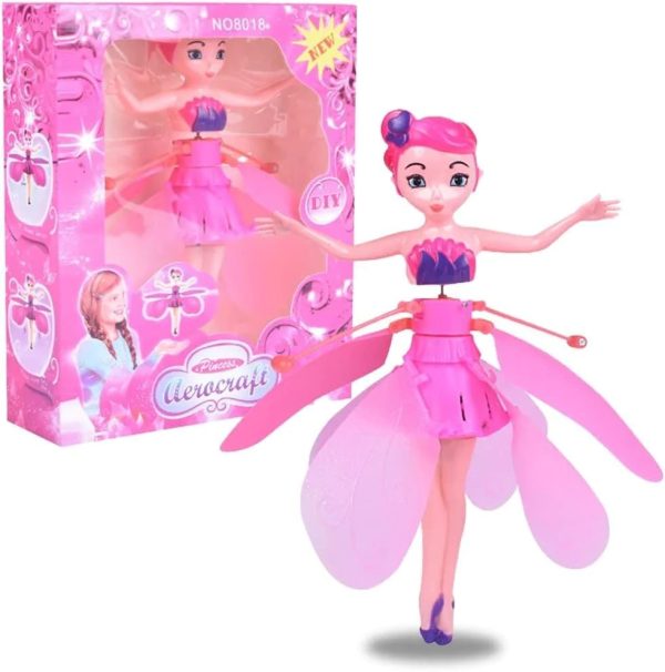 Magical Flying Fairy Doll,hand Sensor Control / Sky Dancers Flying Toy