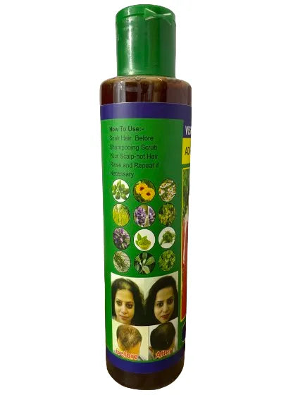 Pack Of 2 Adivasi Hair Oil 120 Ml + Adivasi Hair Shampoo 200ml