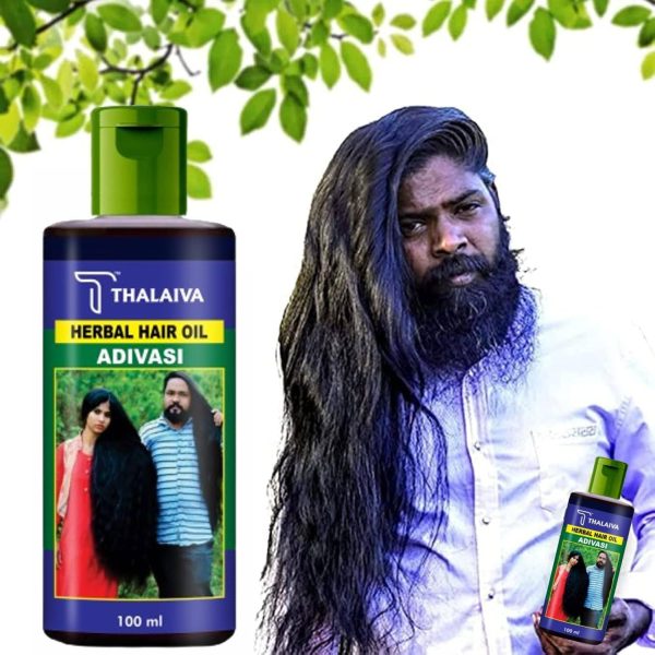 Pack Of 2 Adivasi Hair Oil 120 Ml + Adivasi Hair Shampoo 200ml