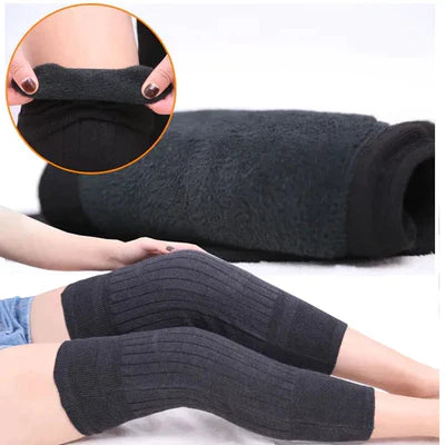 Unisex Women Men’s Cashmere Wool Knee Brace Pads