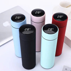 Temperature Display Vacuum Insulated Water Bottle