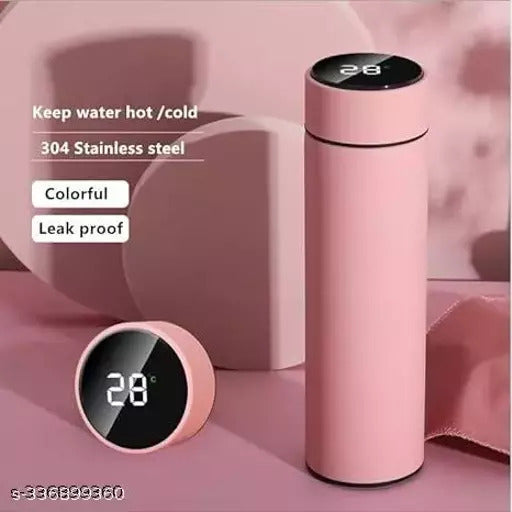 Temperature Display Vacuum Insulated Water Bottle