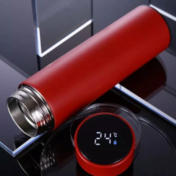 Temperature Display Vacuum Insulated Water Bottle